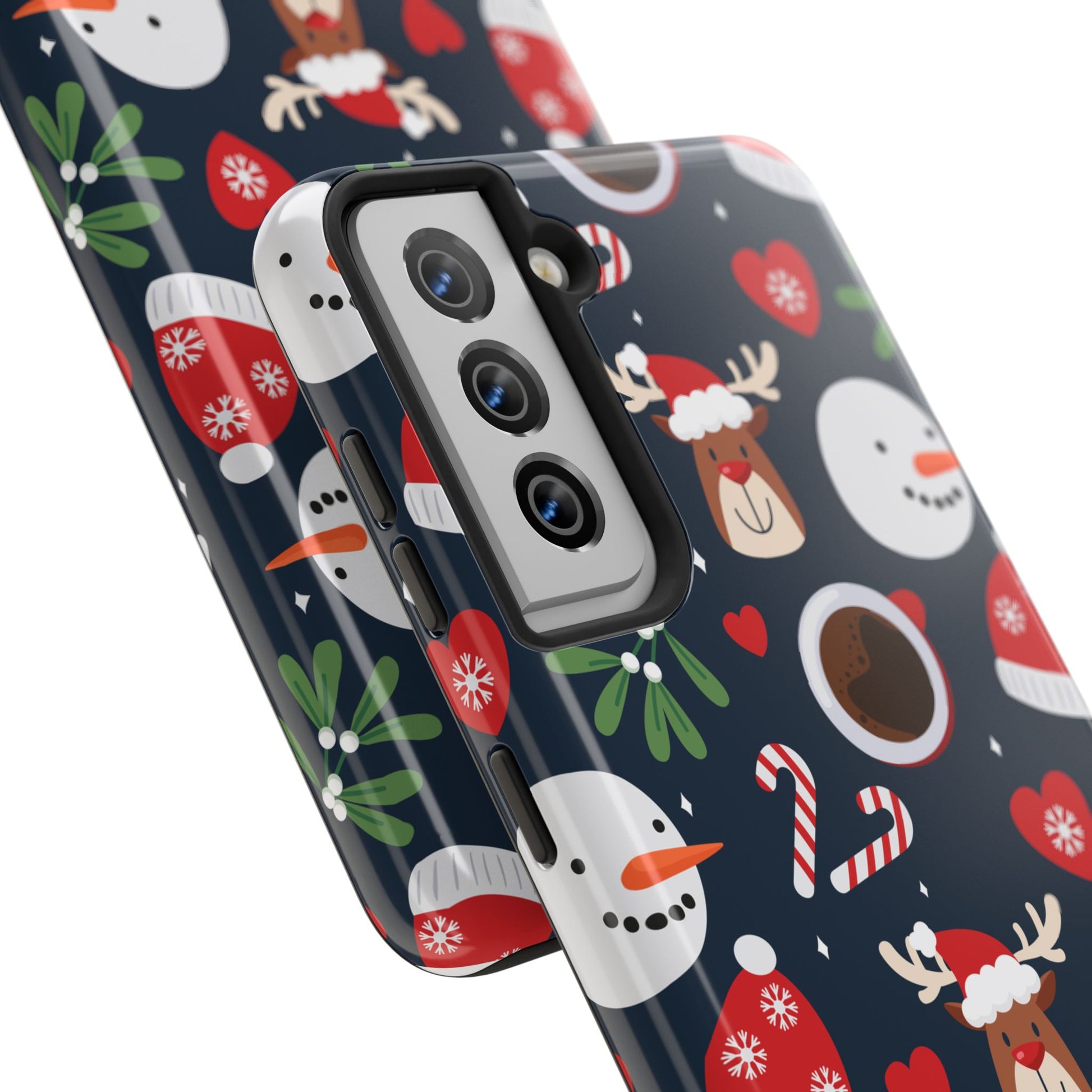 Tough Phone Cases Samsung Case - Festive Christmas Design - covers4phones