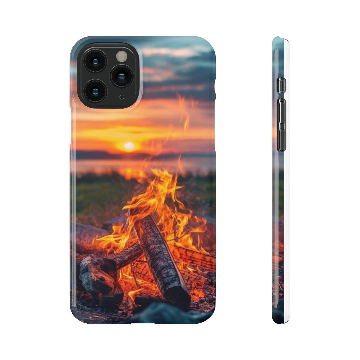 Woodland Fire Phone Case – Warmth of Nature’s Blaze on Your Device - covers4phones