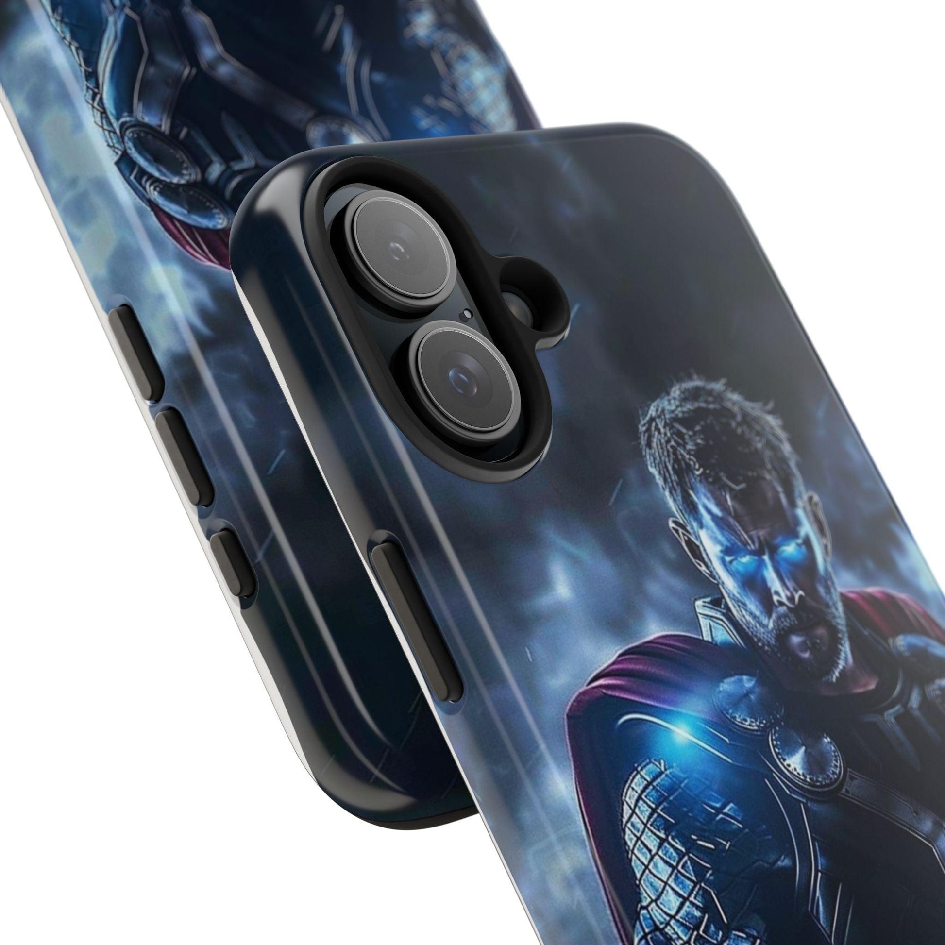 Thor, the God of Thunder in Action Printed Tough Phone Case for iPhone & Samsung Galaxy - Epic Superhero Design - covers4phones