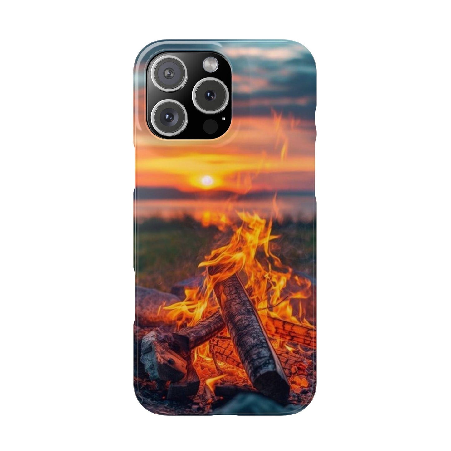 Woodland Fire Phone Case – Warmth of Nature’s Blaze on Your Device - covers4phones