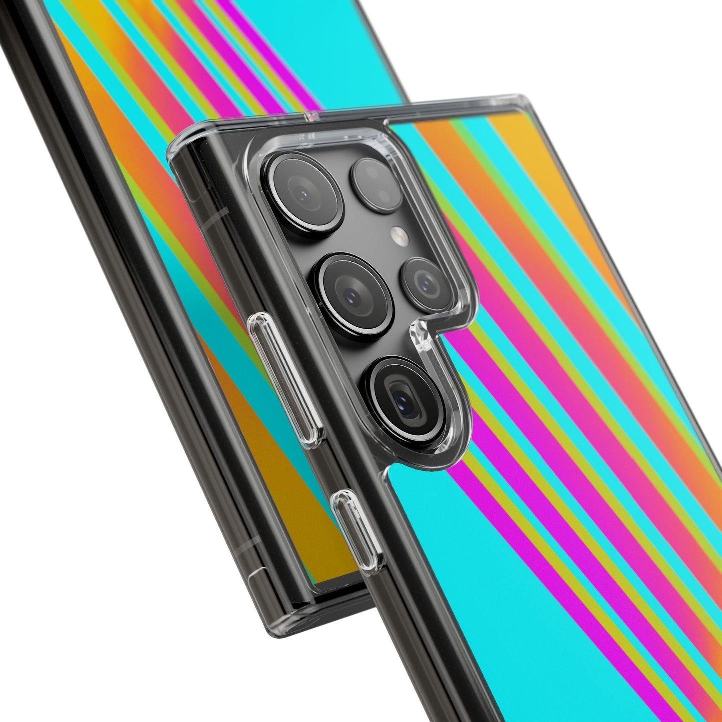 Abstract Pattern With Vibrant Color Clear Cases - covers4phones