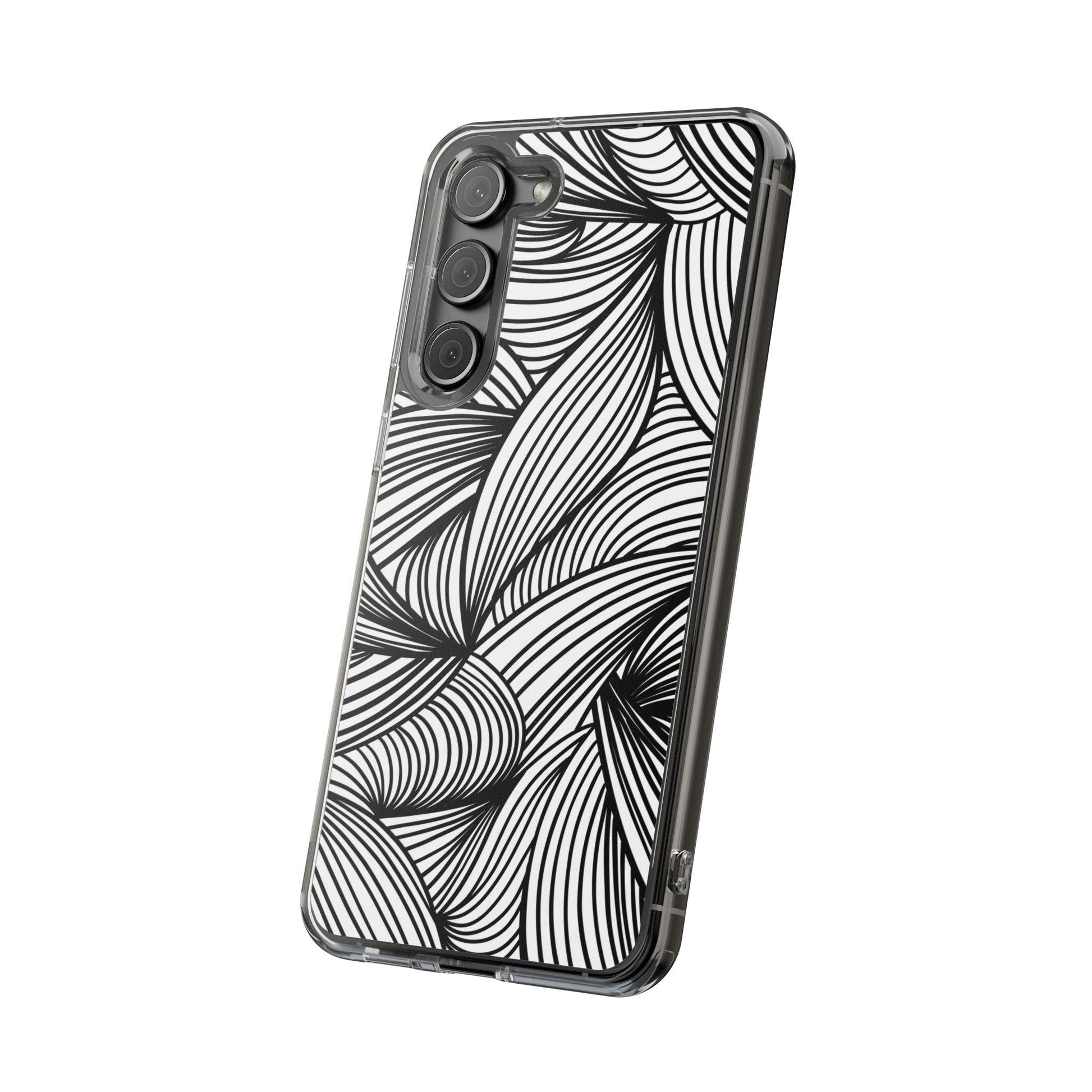 Black and White Illusion Clear Cases - covers4phones