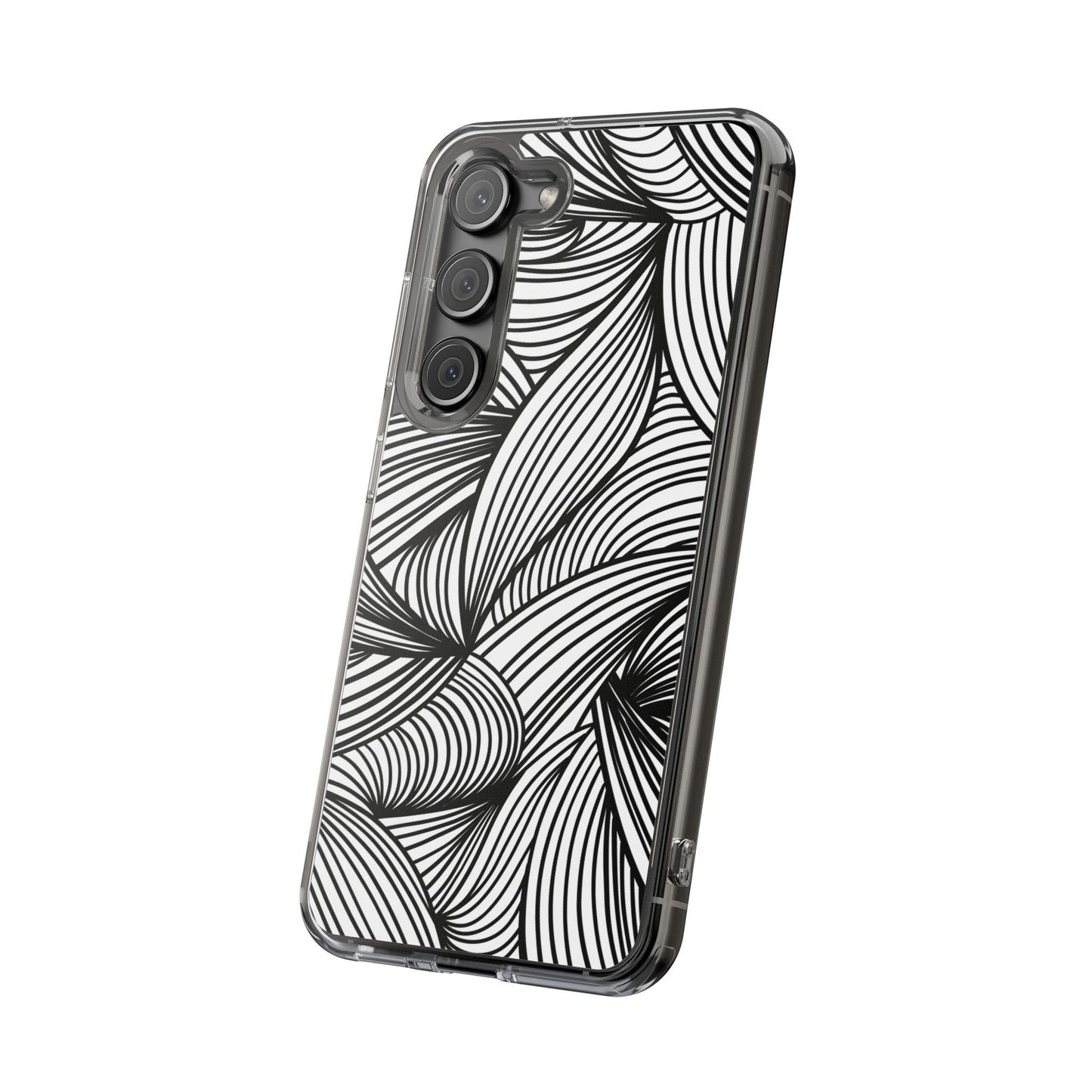 Black and White Illusion Clear Cases - covers4phones