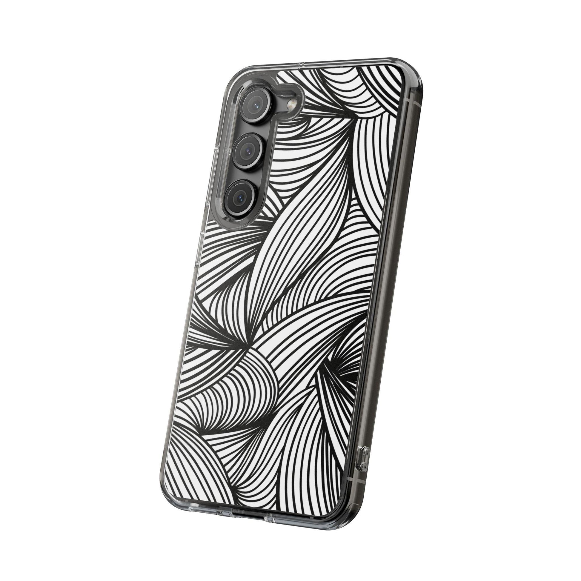 Black and White Illusion Clear Cases - covers4phones