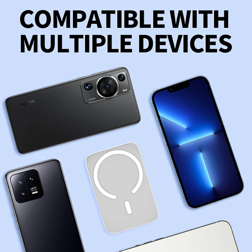 Power Bank for MagSafe,Magnetic Wireless Powerbank Portable External Auxiliary Battery for iPhone 12/13/14/15 Pro Mini Plus Max - covers4phones