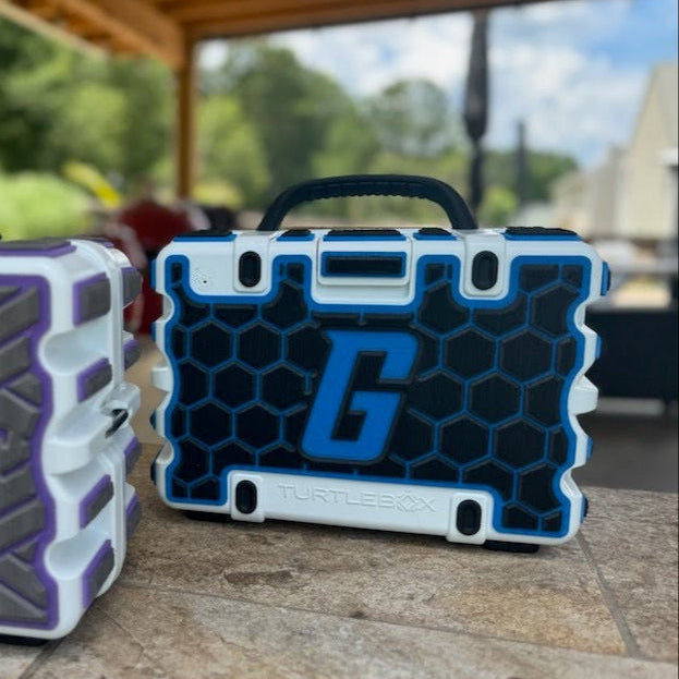 "Hexagons" - Custom Speaker Shell for Turtlebox or Ecoxgear Defender