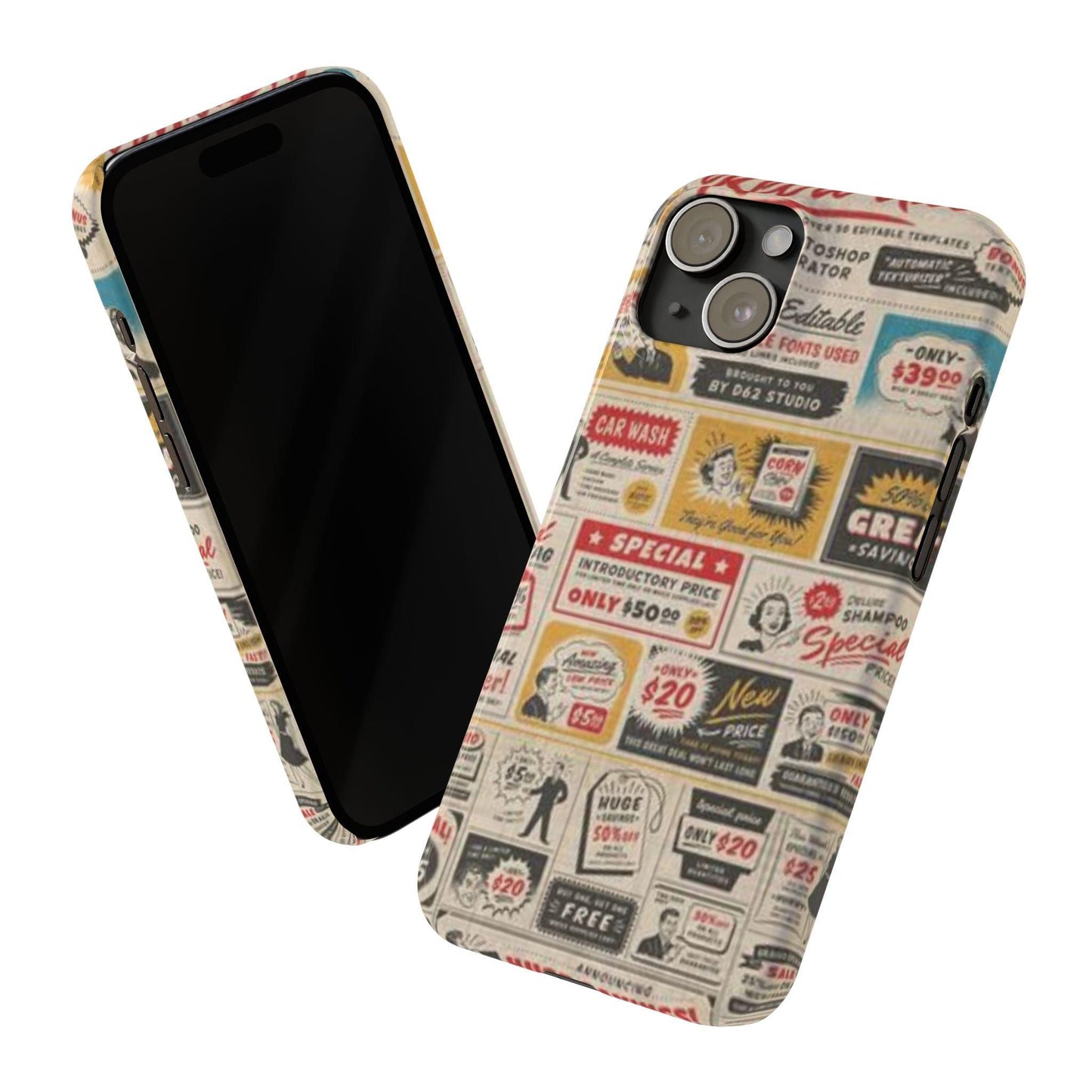 A Retro Phone Cover Inspired by Antique Labels - covers4phones