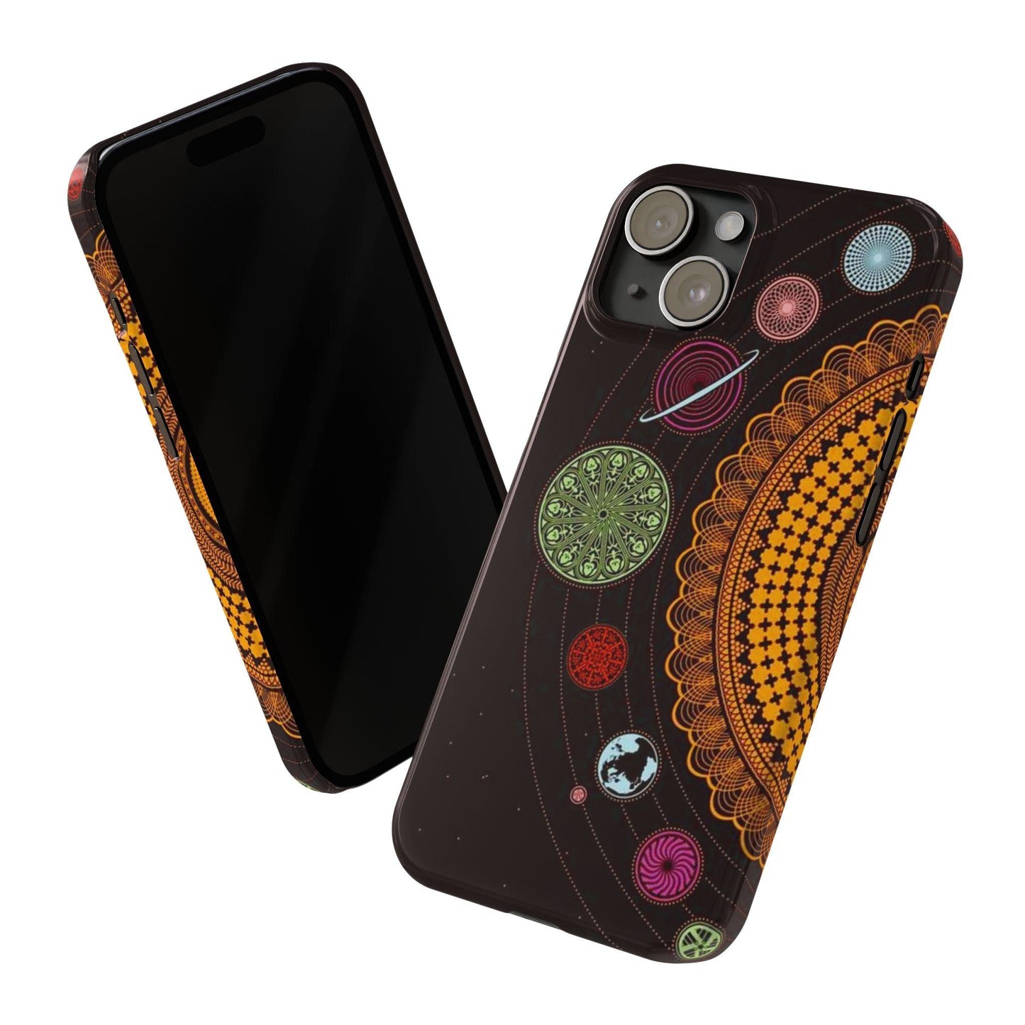 Stellar Mandalas: A Phone Cover Inspired by the Mysteries of the Solar System - covers4phones