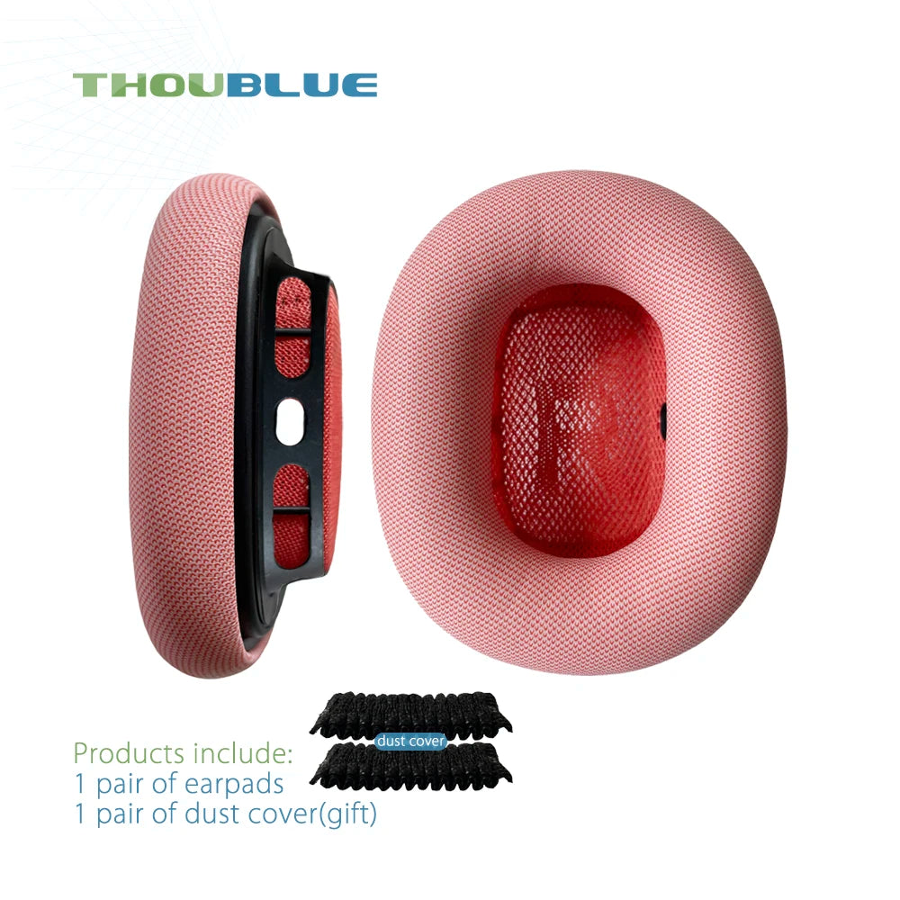 THOUBLUE Replacement Ear Pad For Apple AirPods Max Earphone Memory Foam Cover Leather Earpads Headphone - covers4phones
