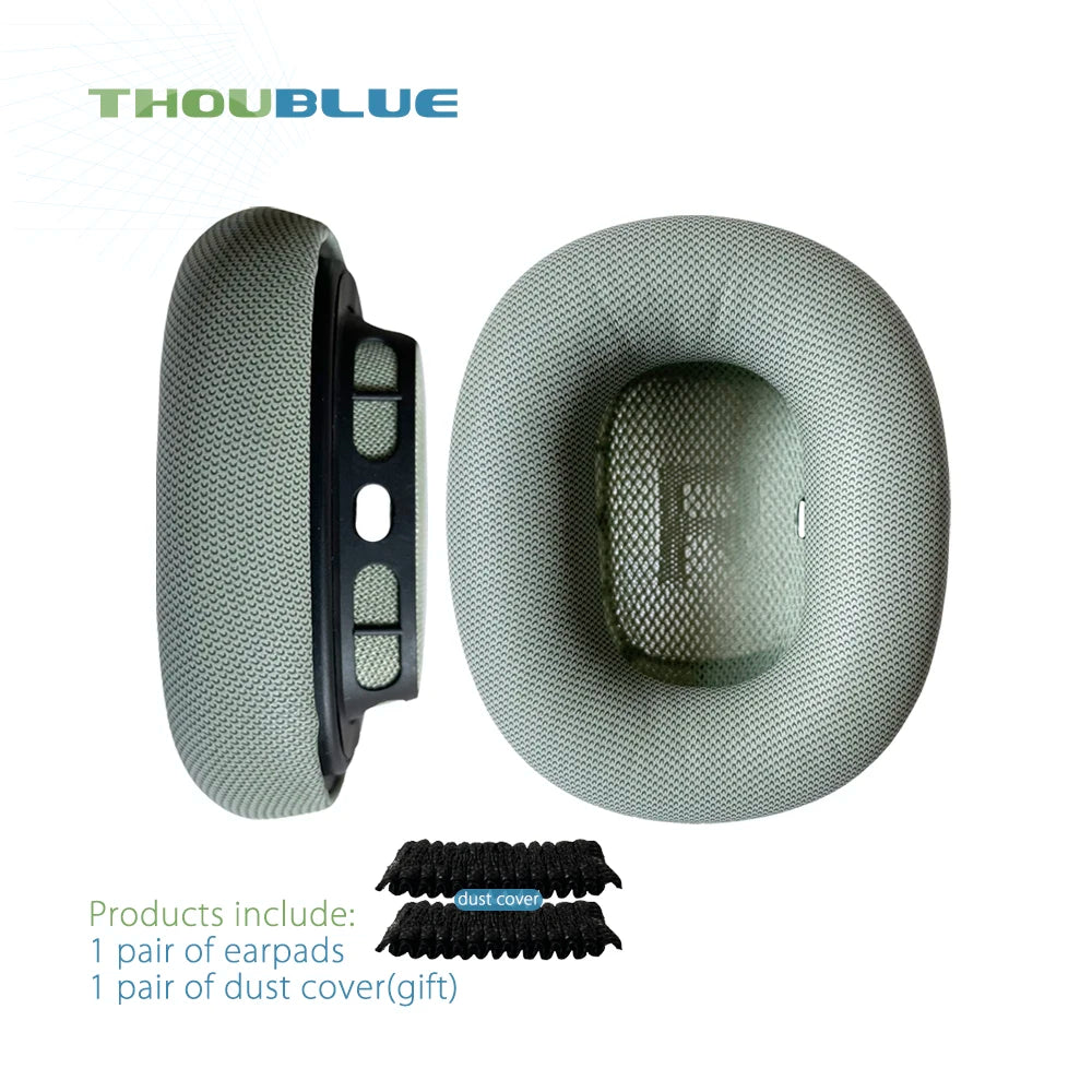 THOUBLUE Replacement Ear Pad For Apple AirPods Max Earphone Memory Foam Cover Leather Earpads Headphone - covers4phones