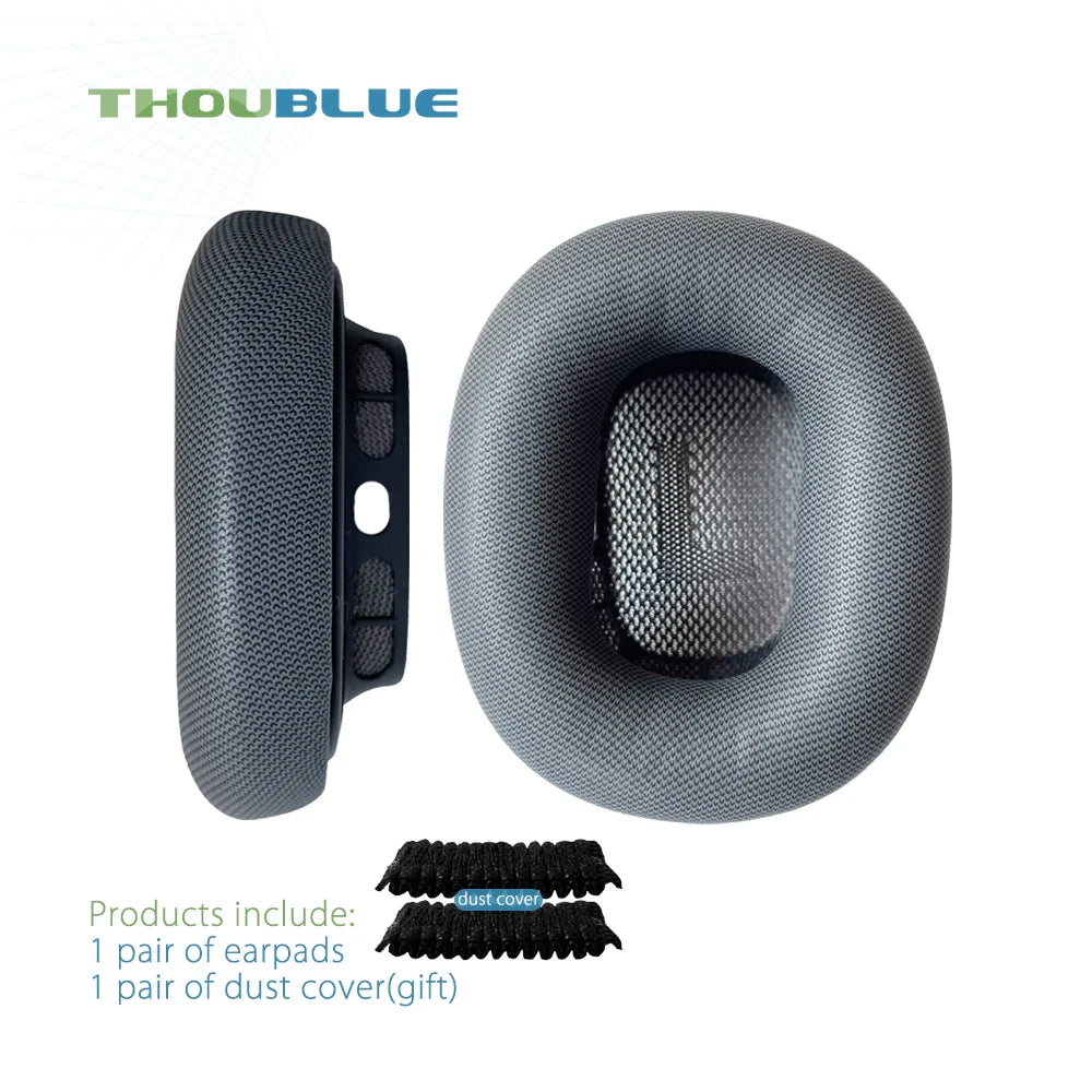 THOUBLUE Replacement Ear Pad For Apple AirPods Max Earphone Memory Foam Cover Leather Earpads Headphone - covers4phones