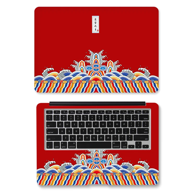 DIY Ancient Style Laptop Sticker Laptop Skin Art Decal 12/13/14/15/17 inch for MacBook Dell HP Lenovo etc Laptop Sticker Decorat - covers4phones