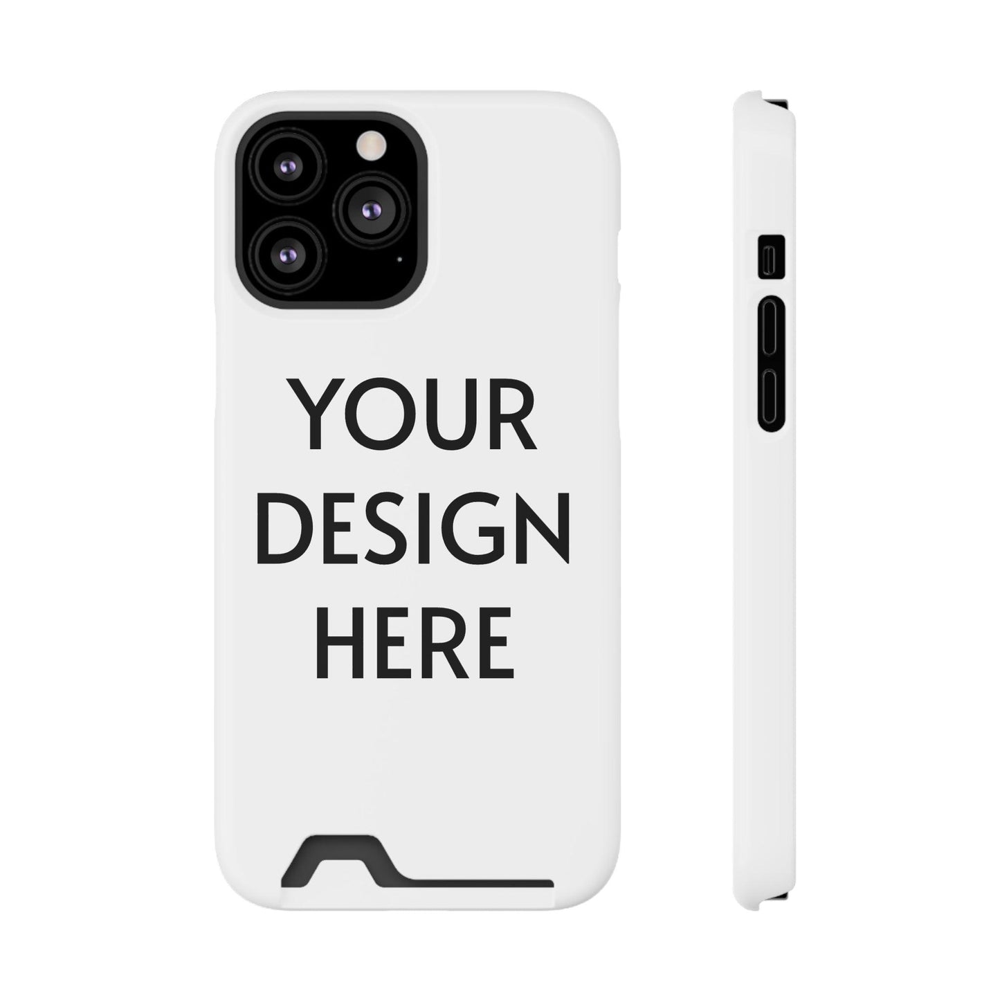 Custom Phone Case with Card Holder for iPhone – Premium Protection, Sleek Design, and Convenient Storage - covers4phones