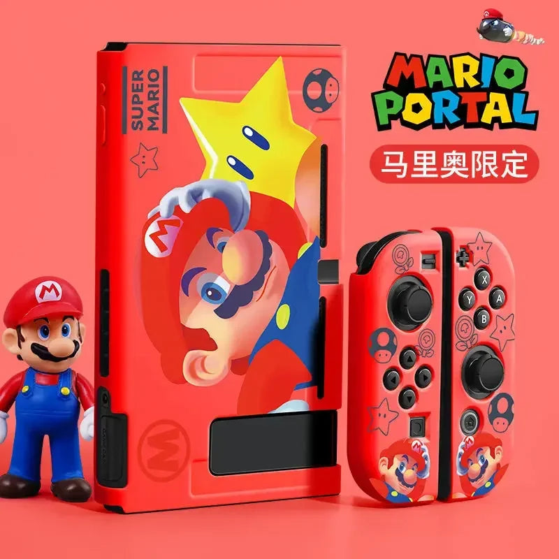 Cartoon Super Mario Protective Cover for Nintendo Switch Soft Case Shell Console Anti-fall Shockproof Anti-fingerprint Case New - covers4phones