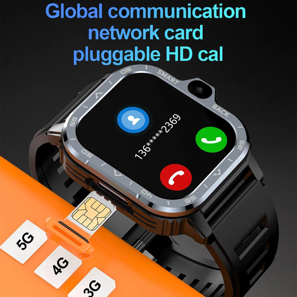 Valdus PGD Android Smart Watch Men GPS 16G/64G ROM Storage HD Dual Camera NFC 2G 4G SIM Card WIFI Wireless Fast Internet Access - covers4phones