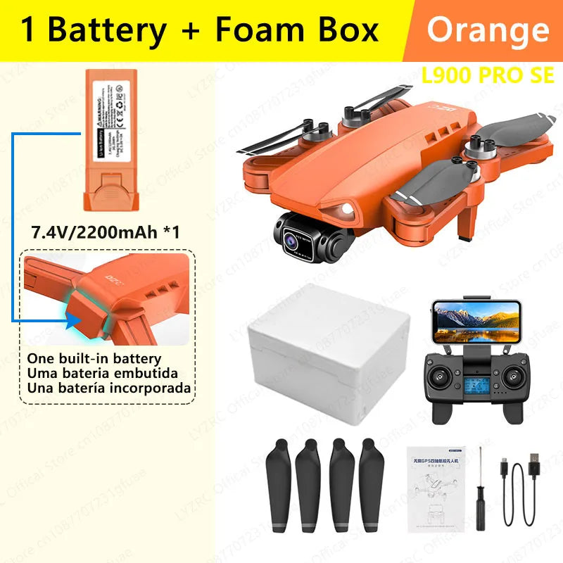 LYZRC Official L900 PRO SE Brushless Motor GPS 4K Professional Drone 5G WIFI Aerial Photography Helicopters Foldable Quadcopter