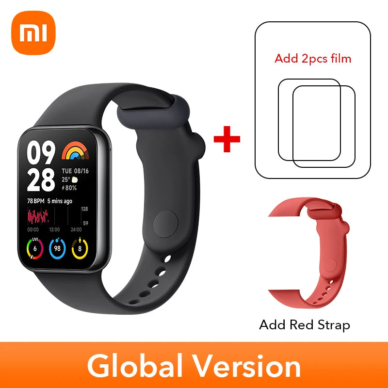 World Premiere Global Version Xiaomi Smart Band 8 Pro 1.74” AMOLED display Built-in Up to 14-day battery life Smart Band - covers4phones