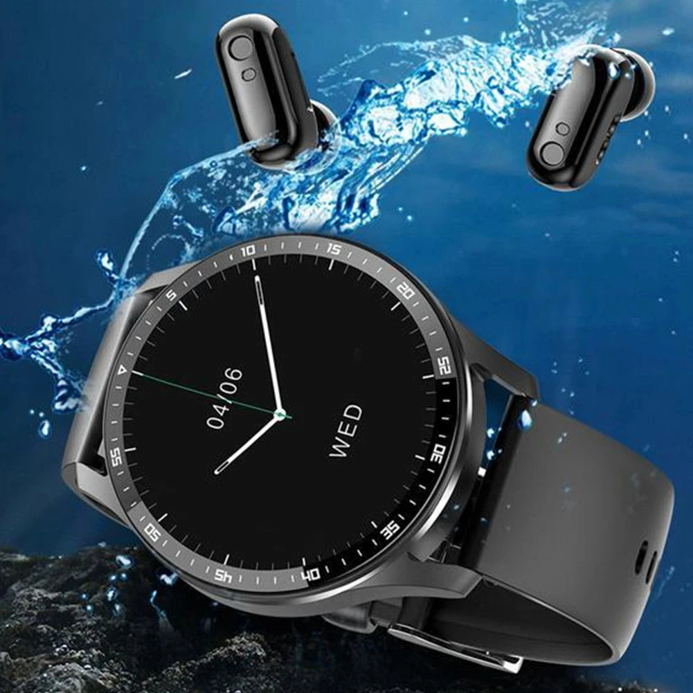 X7 2 in 1 Smart Watch With Earbuds Smartwatch TWS Bluetooth Earphone Heart Rate Blood Pressure Monitor Sport Watch Fitness Watch - covers4phones