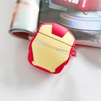 3D Cartoon Silicone Case for Airpods 1 2 3 Pro Wireless Earphone Protective Cover for Airpods Pro2 with Hook - covers4phones