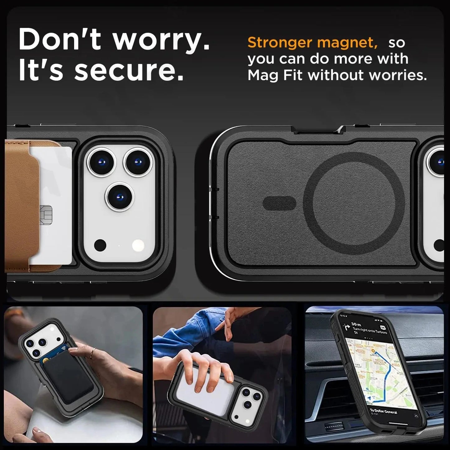 Case For iPhone 17 16 15 14 13 12 11 Pro XR Max Plus Heavy Duty Shockproof Anti-Scratch Rugged Protective with Kickstand Cover