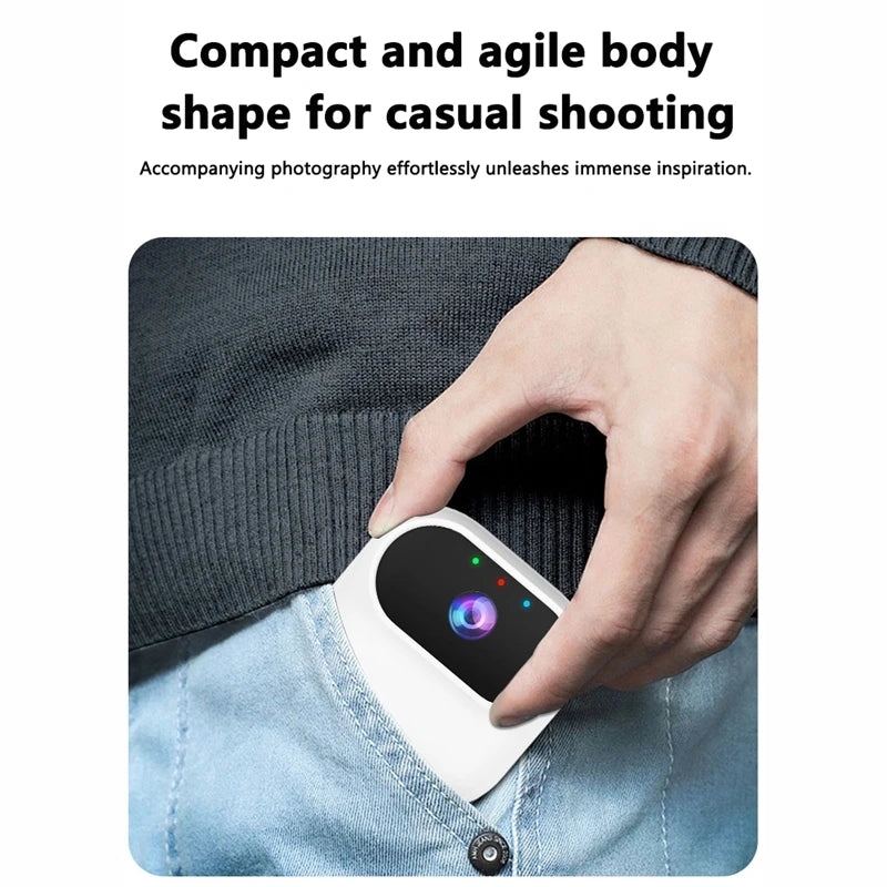 Xiaomi New A8 Wifi Mini Wireless Monitoring Pet Portable Outdoor Sports Magnetic Camera Cycling Recorder Pocket Camera