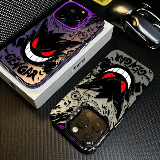Anime Gengar Phone Case for Samsung Galaxy S25 S24 S23 S22 S21 S20 Note20 FE Ultra Plus 4G 5G Anti Fall Matte Back Cover