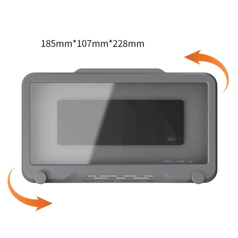 Phone Holder Bathroom Waterproof Home Wall Phone Case Stand Box Self-adhesive Touch Screen Phone Shell Shower Sealing Storage - covers4phones