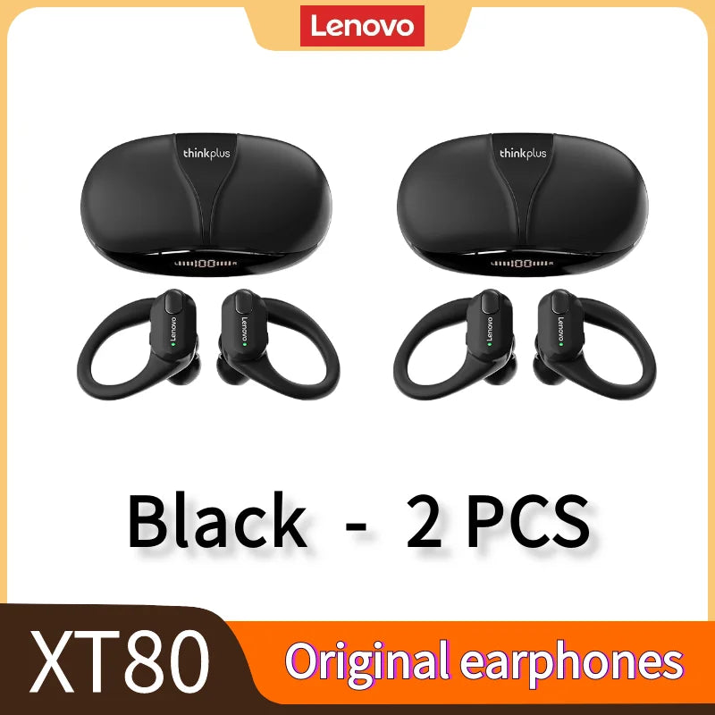 Original Thinkplus XT80 Wireless Headphones Sports Earphones Bluetooth 5.3 Headsets Noise Reduction Earbuds with Mic Ear hooks