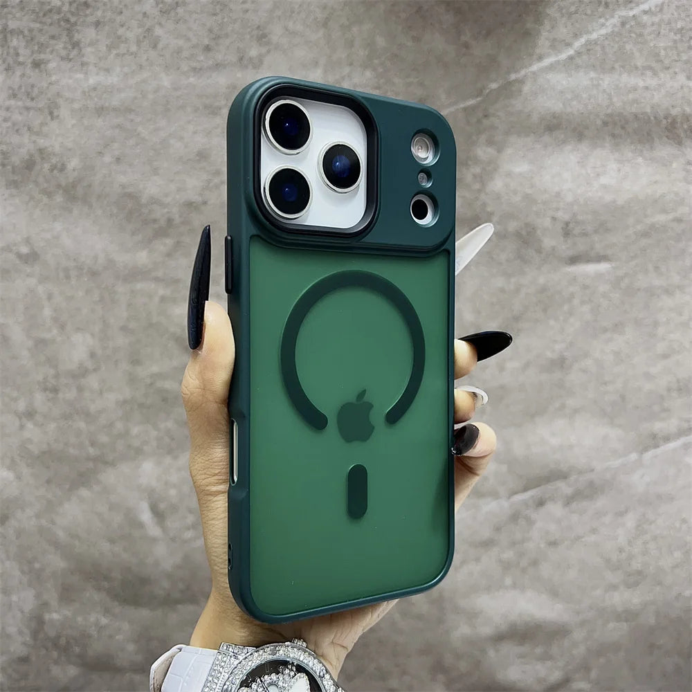 Matte Translucent Frosted Shockproof Magnetic Phone Case For iPhone 17 Air 16 15 14 13 12 17 Pro Max Magsafe Must-Haves Cover