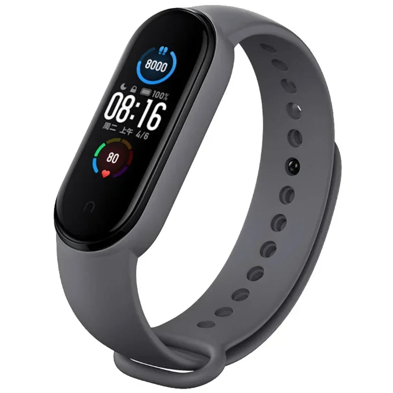 Watch Strap For Xiaomi Mi Band 7 6 5 4 3 Wristband Silicone Bracelet Wrist Straps MiBand 3/4 band5 band6 Smartwatch Accessories - covers4phones