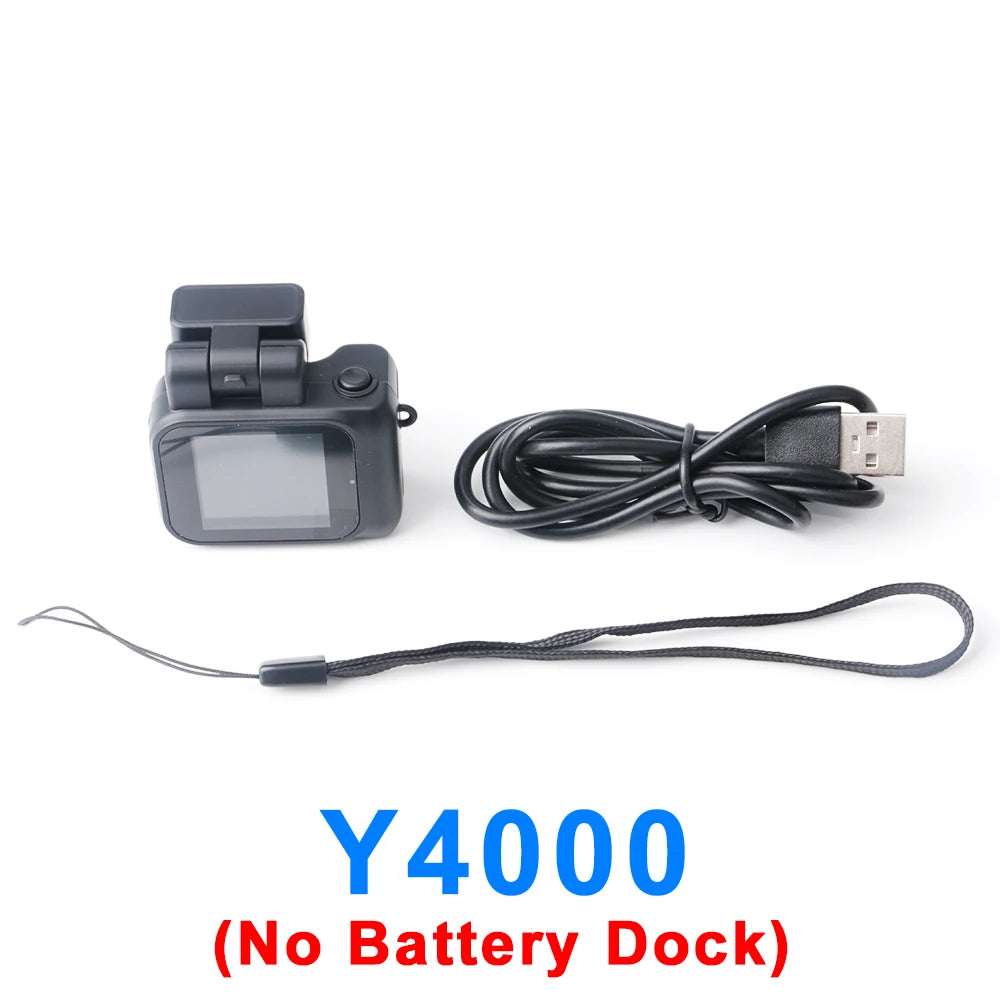 Y4000 Monoreflexes Style Mini Camera With Flash Lamp And Battery Dock Portable Video Recorder DV 1080P With LCD Screen Y3000 - covers4phones