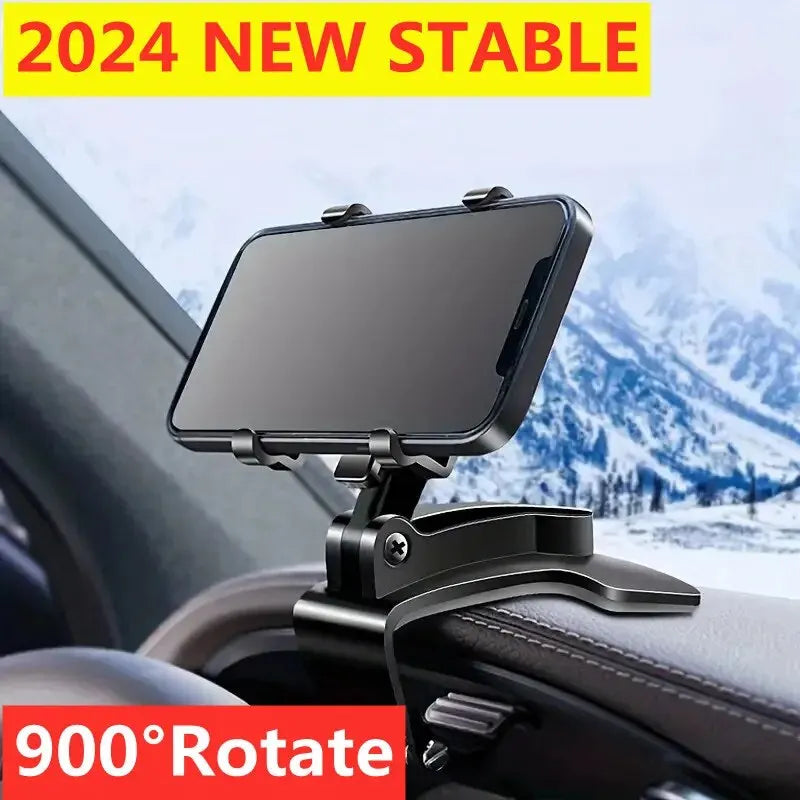 Car Phone Holder Stand Dashboard Car Clip Mount GPS Cell Mobile Phone Support in Car Bracket For All Phone iPhone Samsung Xiaomi - covers4phones