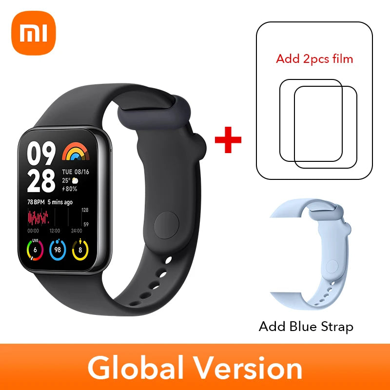 World Premiere Global Version Xiaomi Smart Band 8 Pro 1.74” AMOLED display Built-in Up to 14-day battery life Smart Band - covers4phones