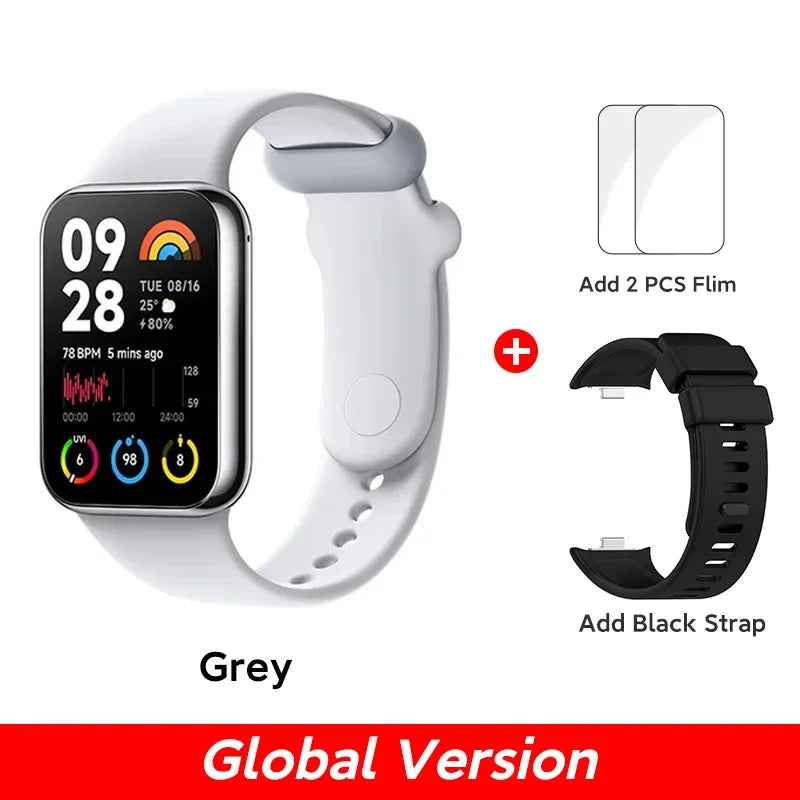 Xiaomi Mi Band 8 Pro Global Version Smart Wristband1.74" Color Square AMOLED GNSS Blood Oxygen Heart Rate Monitor Bluetooth 5.3 - covers4phones