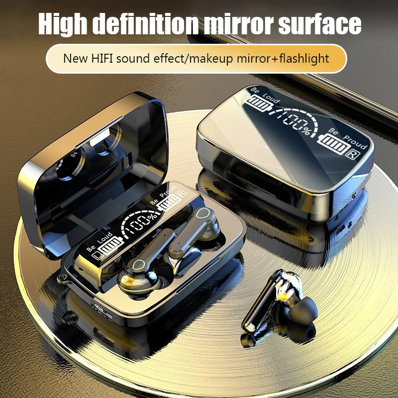 M19 TWS Wireless Bluetooth Headset Noise Cancelling Power Bank Gaming Earbuds with Mic Wireless Headphones Bluetooth Earphones - covers4phones