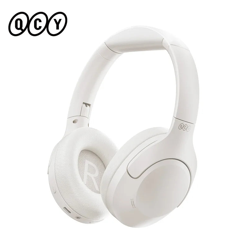 QCY H3 Lite ANC Wireless/Wired Headphones Bluetooth 5.3 Foldable Over Ear Headset HIFI Sound 60H Playtime Earphones Dual Connect