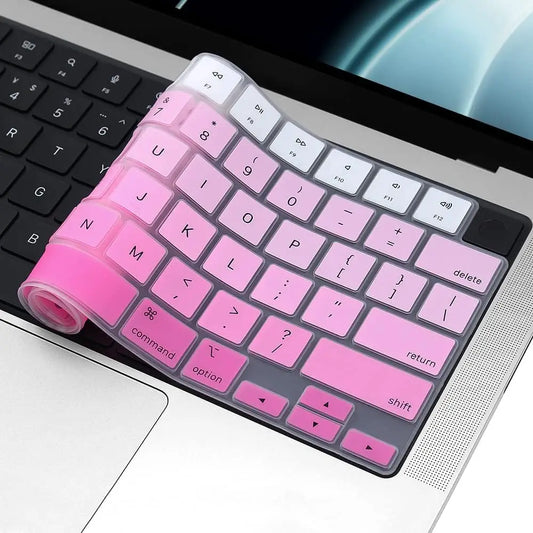 Ultra Thin Silicone Keyboard Cover Skin for MacBook Air & Pro 12/13/14/15/16inch A2991 A2992 A3113 A3114 A2179 A2338 A2681 A2941 - covers4phones