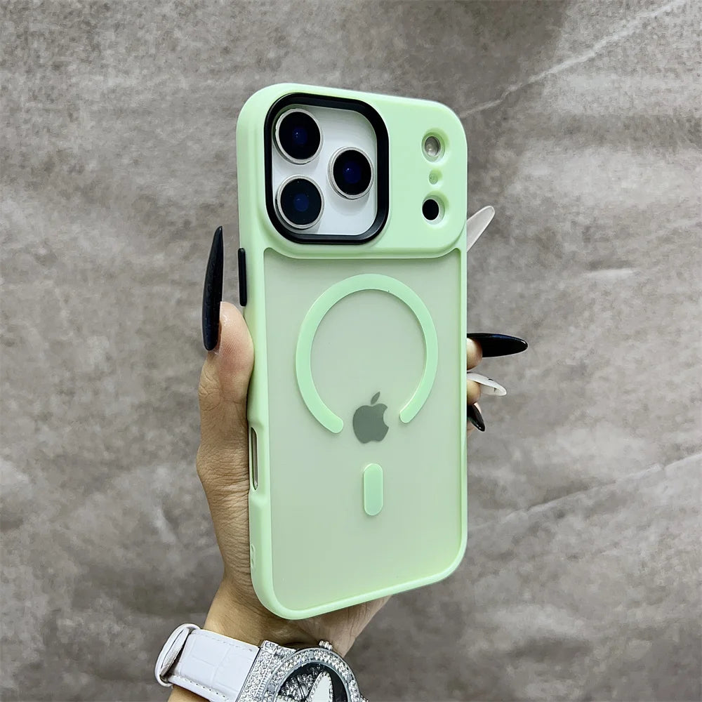 Matte Translucent Frosted Shockproof Magnetic Phone Case For iPhone 17 Air 16 15 14 13 12 17 Pro Max Magsafe Must-Haves Cover