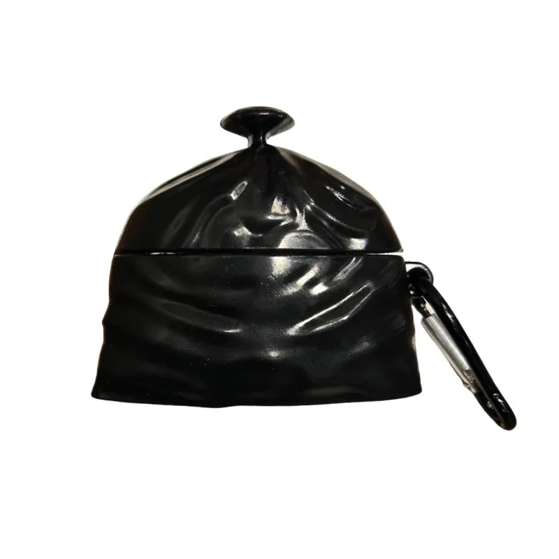 3D Garbage Bag Creativity Earphone Cover for AirPods 4 2024 Wireless Headphone Protective Case for AirPods Pro 2 1 2 3 Cover - covers4phones