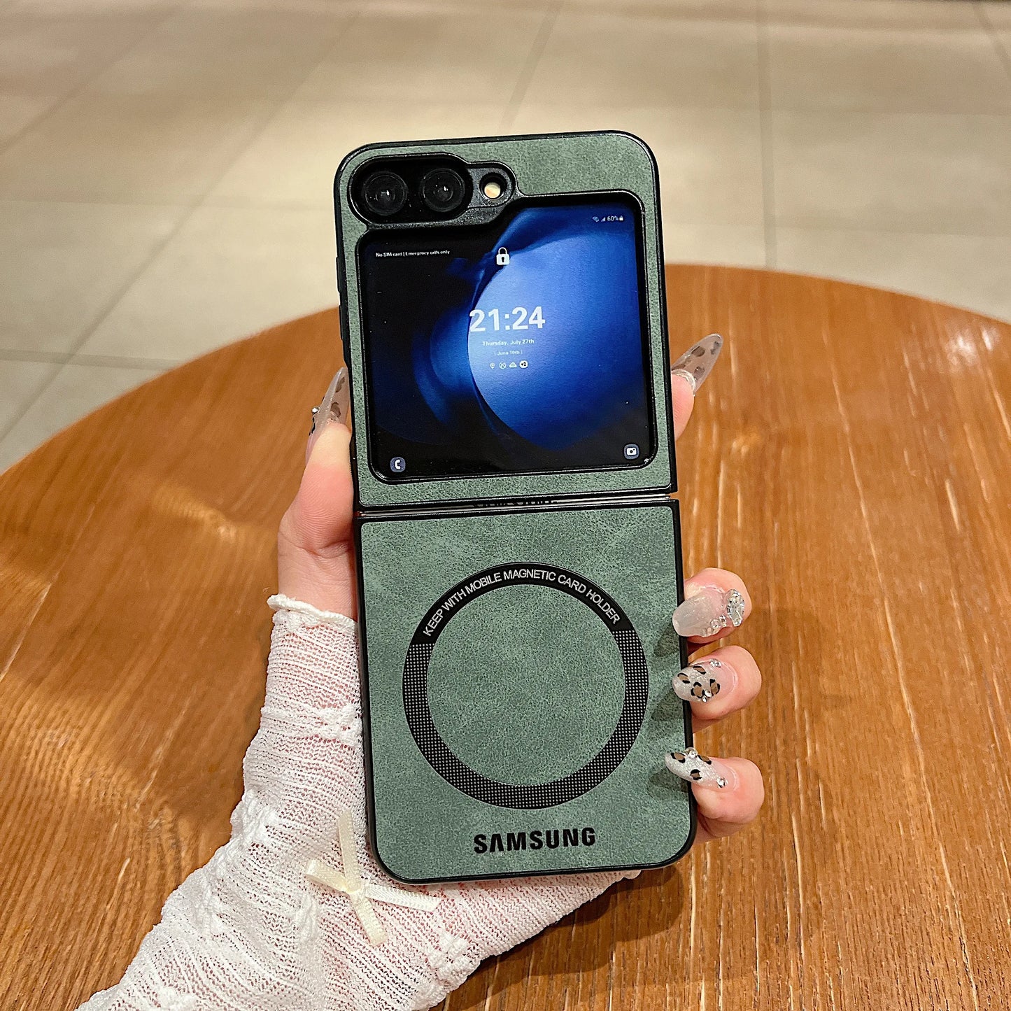 Magsafe Case Samsung Z Flip 7 6 5 4 Matte PU Leather Samsung Galaxy Z Fold 7 6 5 4 Magnetic Flip 5 Skin Feel Flip 3 Luxury Cover