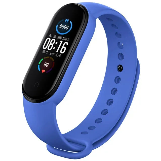 Watch Strap For Xiaomi Mi Band 7 6 5 4 3 Wristband Silicone Bracelet Wrist Straps MiBand 3/4 band5 band6 Smartwatch Accessories - covers4phones