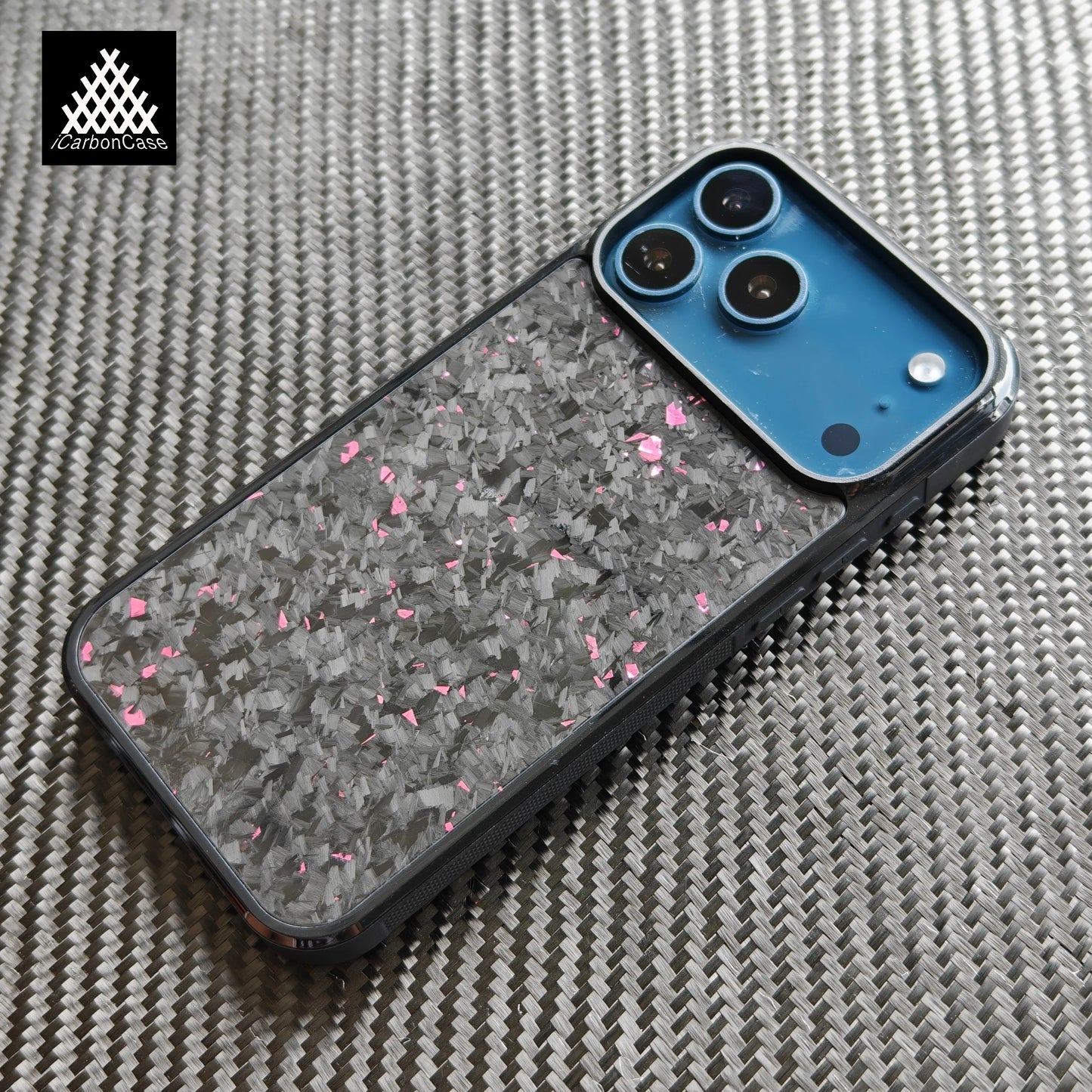 Magnetic Forged Glossy Carbon Fiber Case for New iPhone 17 /17 Air /17Pro /17 Pro Max Wireless Charging Back Cover with MagSafe