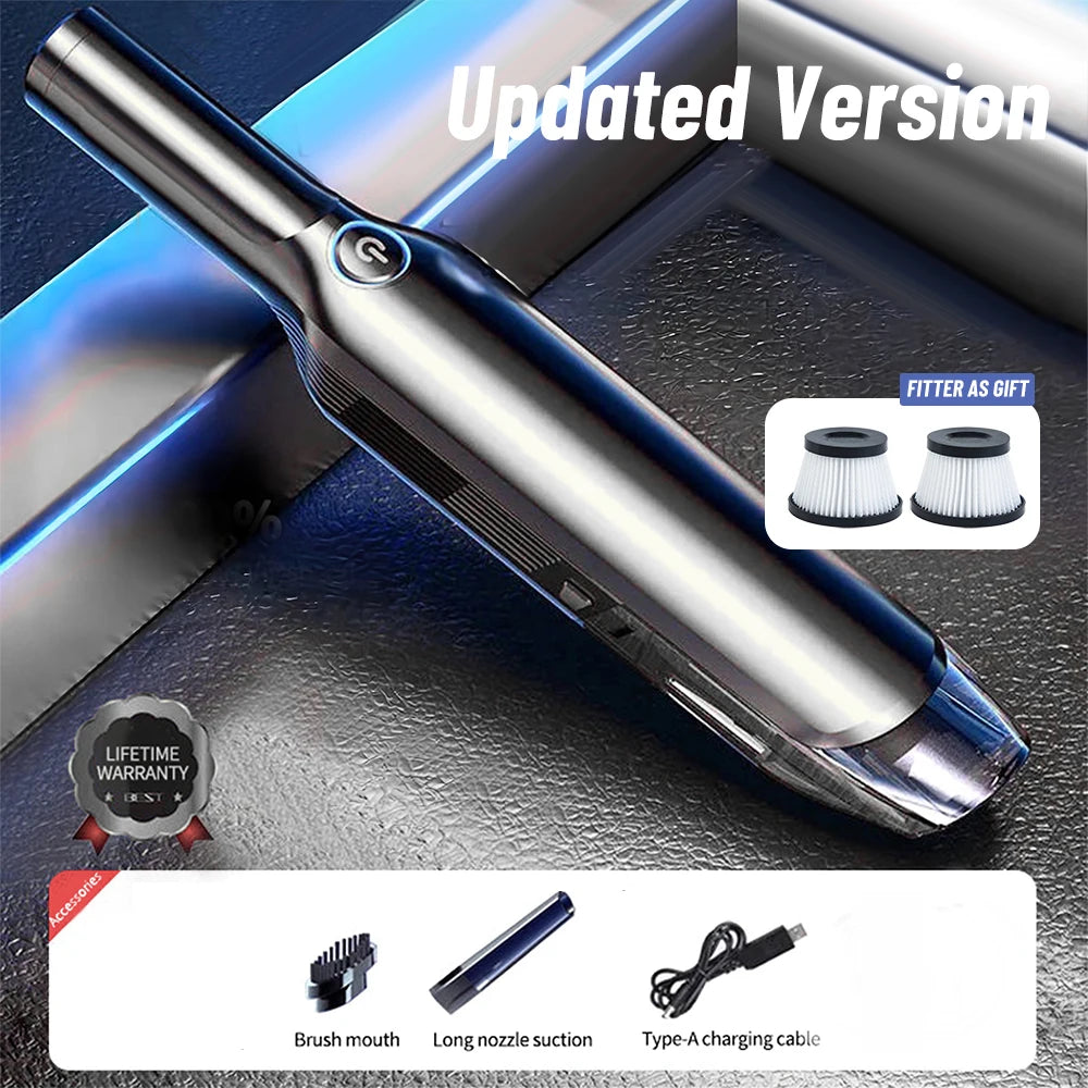 Car Vacuum Cleaner Strong Wireless Handheld for Home Appliance Cleaning Machine Portable Dust Catcher  Auto Robot Car Accessories