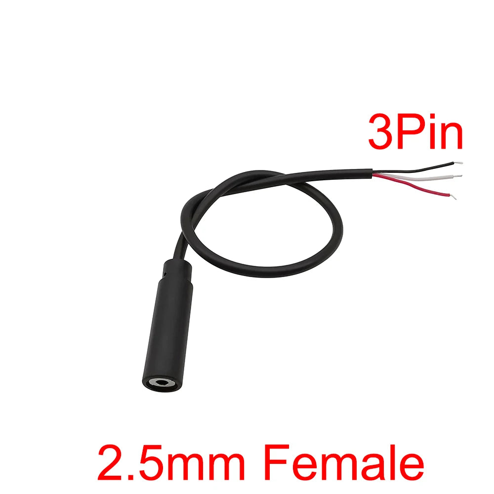 1/5Pcs 2.5mm 3.5mm Mono Stereo Audio Cable Male Female Plug Jack Connector 2/3/4Pin Extension Wire DIY Earphone Mic Repair Cable