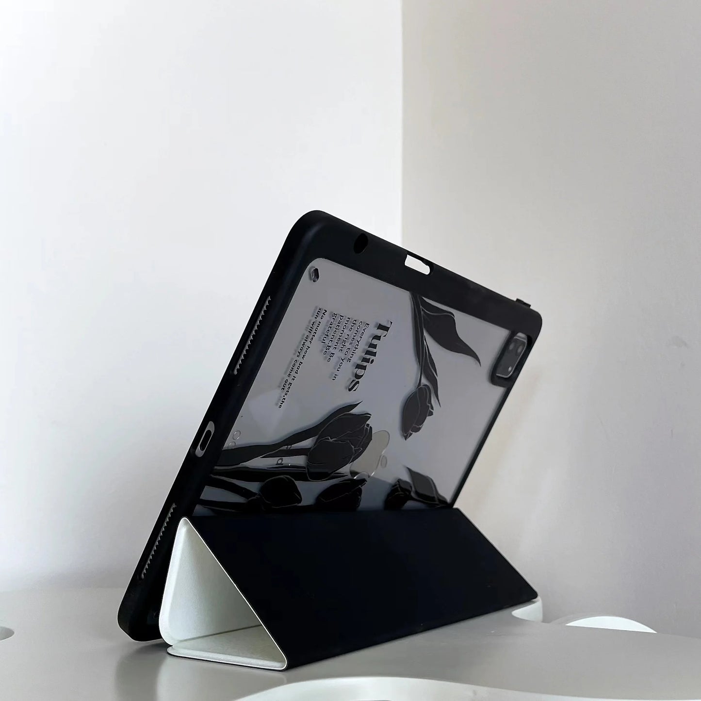 Tulip Case for New iPad Pro 12.9 inch 6th/5th/4th/3rd Generation iPad Pro 11 Air 4 Air 5 2022 Smart Cover with Pencil Holder - covers4phones