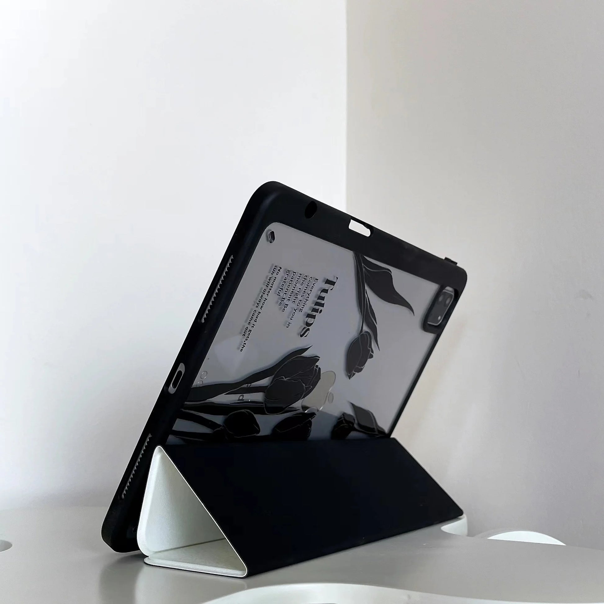 Tulip Case for New iPad Pro 12.9 inch 6th/5th/4th/3rd Generation iPad Pro 11 Air 4 Air 5 2022 Smart Cover with Pencil Holder - covers4phones