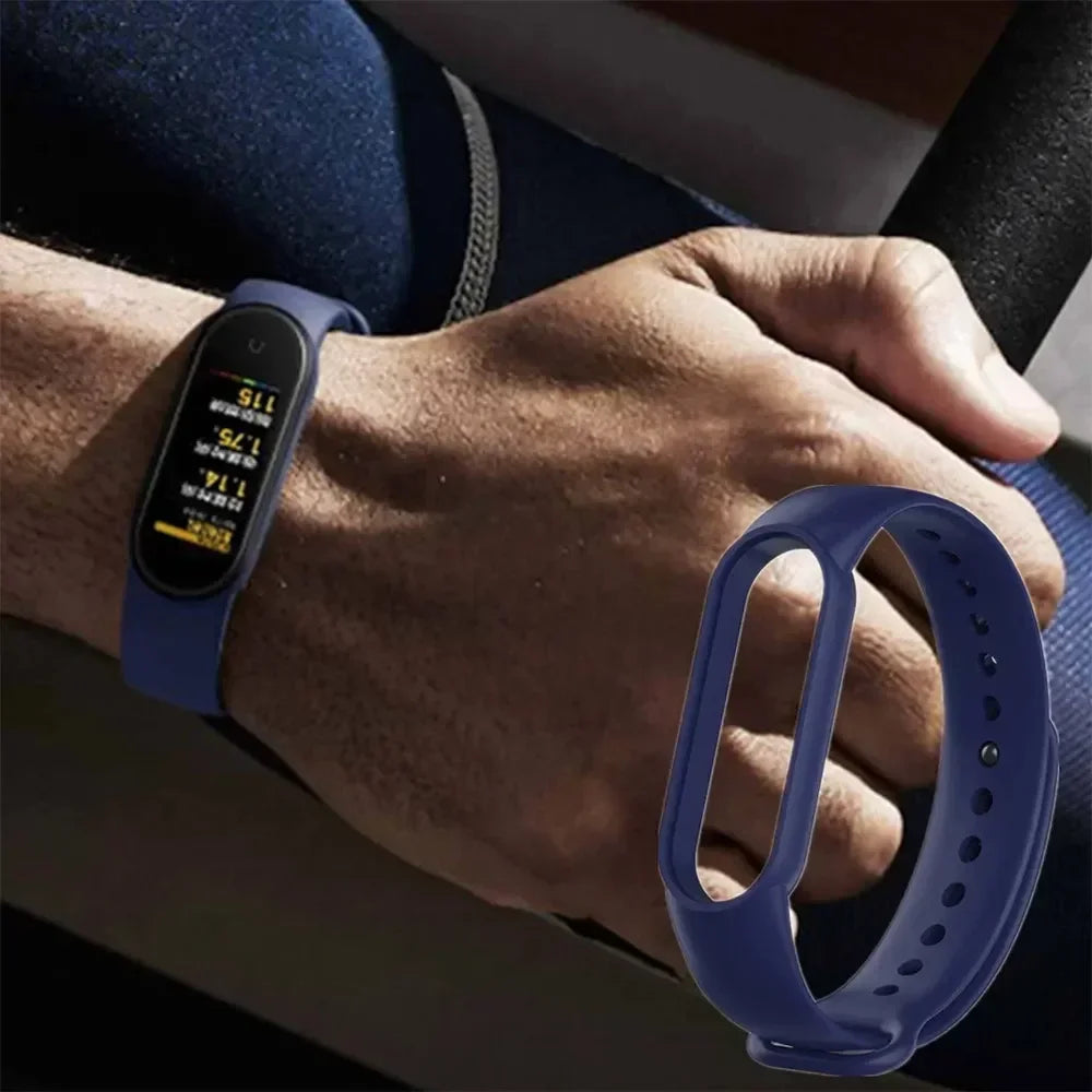 Watch Strap For Xiaomi Mi Band 7 6 5 4 3 Wristband Silicone Bracelet Wrist Straps MiBand 3/4 band5 band6 Smartwatch Accessories - covers4phones