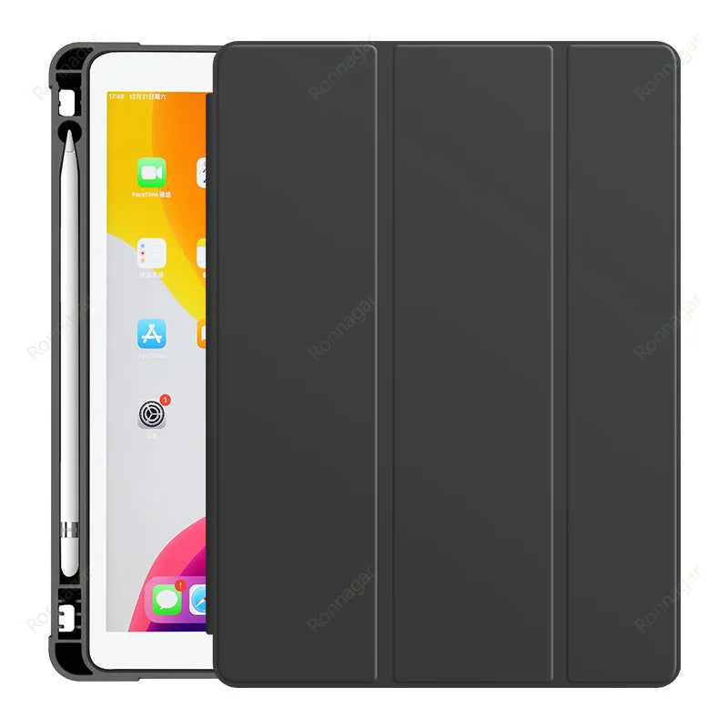 With Pencil Slot Funda for iPad Air 2 Air 1 Air 11 M2 2024 Case iPad 9.7 2018 2017 Pro11 M4 Air5 Air4 10.9 5/6th 10th 7 8 9 10.2 - covers4phones