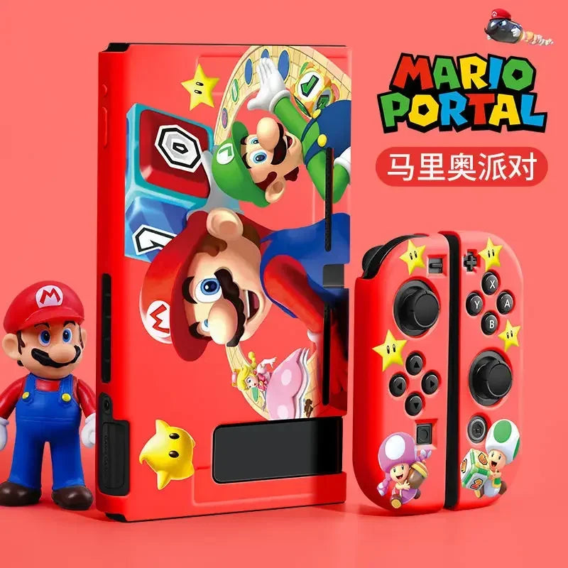 Cartoon Super Mario Protective Cover for Nintendo Switch Soft Case Shell Console Anti-fall Shockproof Anti-fingerprint Case New - covers4phones