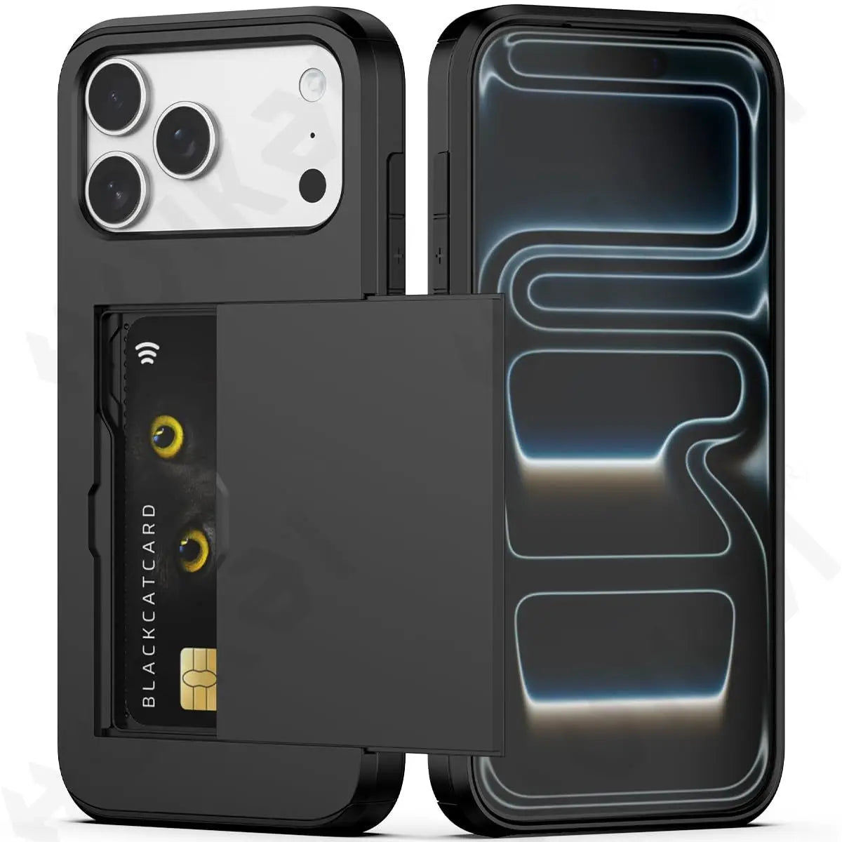Case For iPhone 17 16 15 14 13 12 11 Pro Max Plus 2024 Slim Dual Laye Heavy Duty Protective Hidden Card Slot Wallet Cover